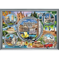 Trefl (10585) - "Italienischer Urlaub" - 1000 Teile Puzzle
