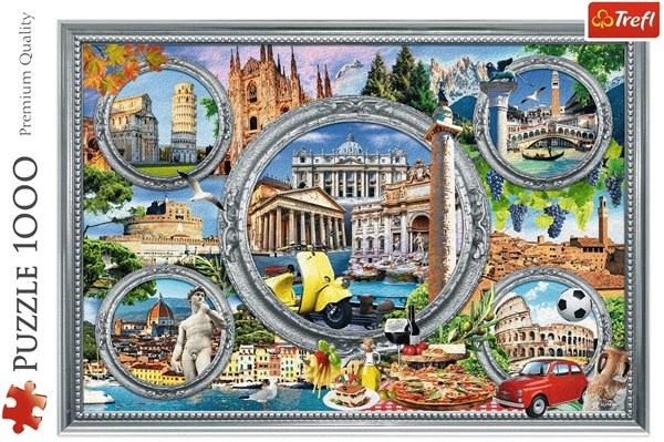 Trefl (10585) - "Italienischer Urlaub" - 1000 Teile Puzzle