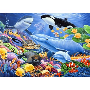 Bluebird Puzzle (70084) - Jenny Newland: "Sealife" - 500 Teile Puzzle