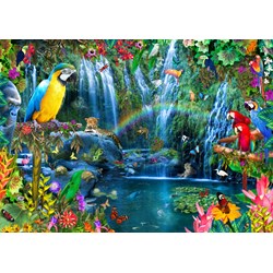 Bluebird Puzzle (70030) - Alixandra Mullins: "Parrot Tropics" - 3000 Teile Puzzle