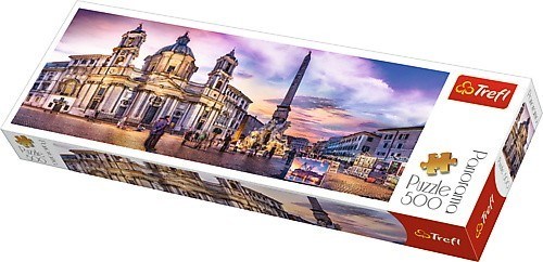 Trefl (29501) - "Piazza Navona, Rom" - 500 Teile Puzzle