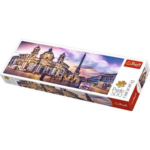 Trefl (29501) - "Piazza Navona, Rom" - 500 Teile Puzzle