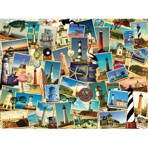 SunsOut (70061) - Kate Ward Thacker: "Southern Lighthouses" - 1000 Teile Puzzle