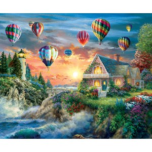 SunsOut (19285) - Nicky Boehme: "Balloons Over Sunset" - 1000 Teile Puzzle