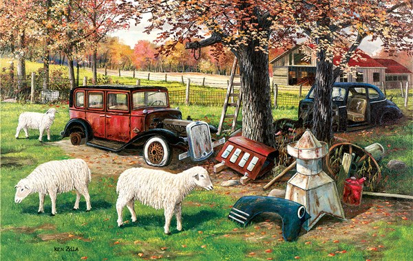 SunsOut (39482) - Ken Zylla: "Out To Pasture" - 550 Teile Puzzle