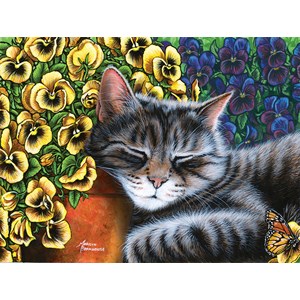 SunsOut (69920) - "Garden Nap" - 300 Teile Puzzle