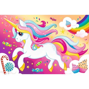 Trefl (16386) - "Einhorn" - 100 Teile Puzzle