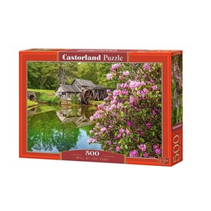 Castorland (B-53490) - "Mill by the Pond" - 500 Teile Puzzle