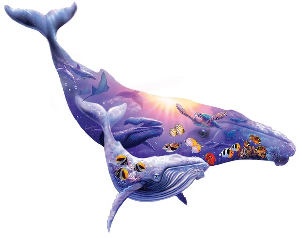SunsOut (90348) - Steve Sundram: "Humpback Whale" - 1000 Teile Puzzle