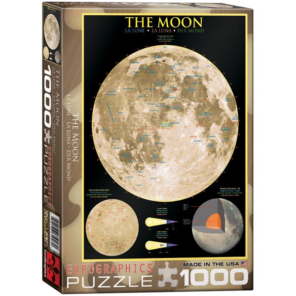 Eurographics (6000-1007) - "Der Mond" - 1000 Teile Puzzle