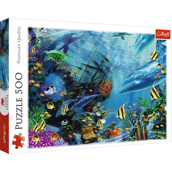 Trefl (37385) - "Versteckter Schatz" - 500 Teile Puzzle