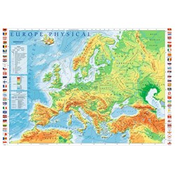Trefl (10605) - "Physische Europakarte" - 1000 Teile Puzzle