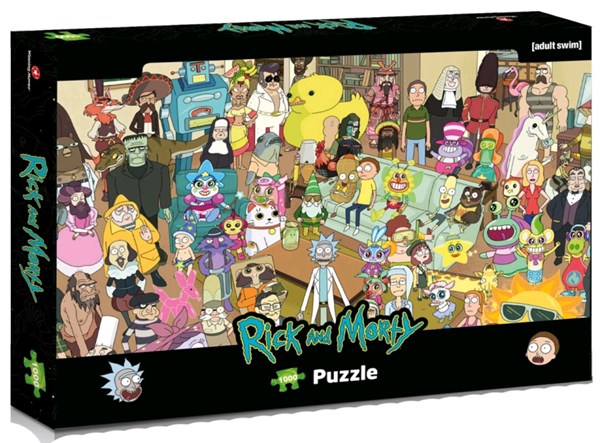 Winning Moves Games (39703) - "Rick and Morty" - 1000 Teile Puzzle
