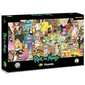 Winning Moves Games (39703) - "Rick and Morty" - 1000 Teile Puzzle