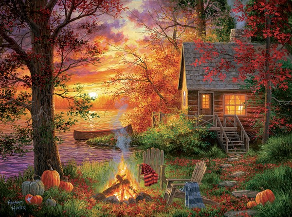 SunsOut (69676) - Abraham Hunter: "Sunset Serenity" - 300 Teile Puzzle