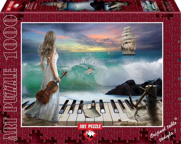 Art Puzzle (4468) - "Sea Symphony" - 1000 Teile Puzzle