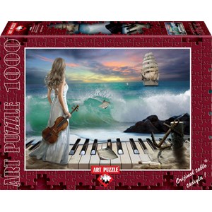 Art Puzzle (4468) - "Sea Symphony" - 1000 Teile Puzzle