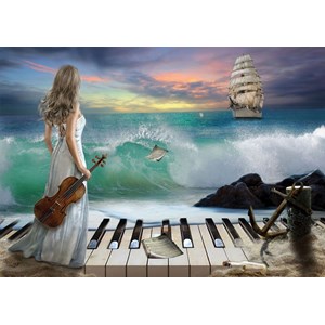 Art Puzzle (4468) - "Sea Symphony" - 1000 Teile Puzzle
