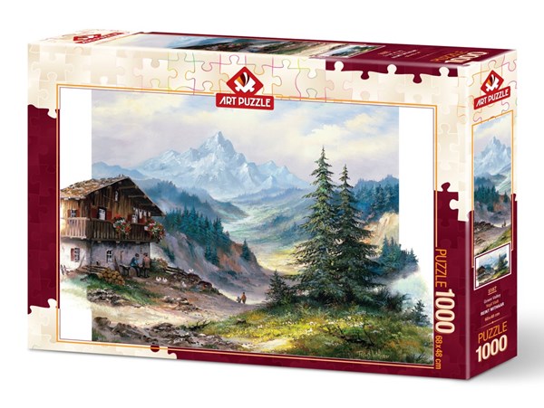 Art Puzzle (5187) - "Green Valley" - 1000 Teile Puzzle