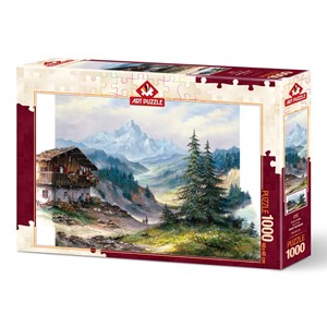 Art Puzzle (5187) - "Green Valley" - 1000 Teile Puzzle