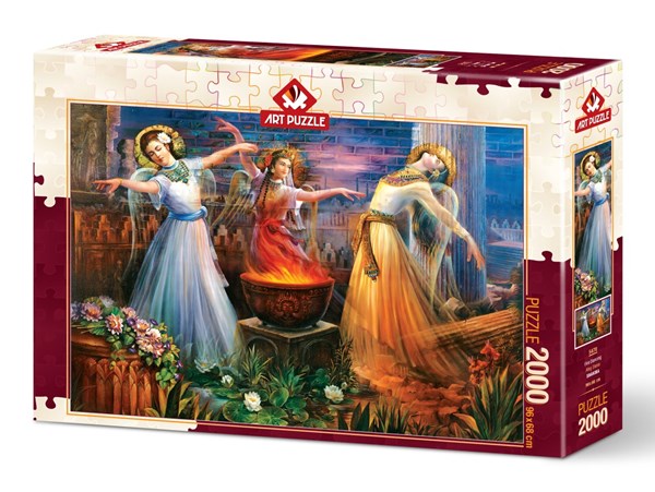 Art Puzzle (5470) - "Fire Dance" - 2000 Teile Puzzle