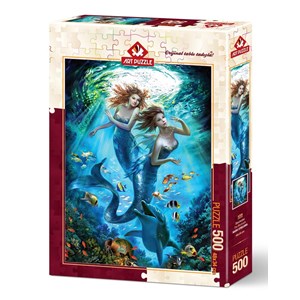 Art Puzzle (4209) - "Meerjungfrauen" - 500 Teile Puzzle