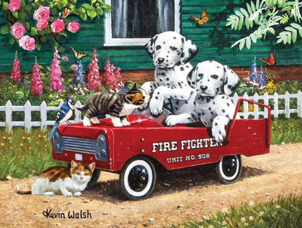 SunsOut (13321) - Kevin Walsh: "Fireman Friends" - 300 Teile Puzzle