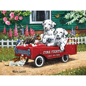 SunsOut (13321) - Kevin Walsh: "Fireman Friends" - 300 Teile Puzzle