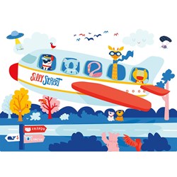 Buffalo Games (39601) - "So Fly (Silly Street)" - 48 Teile Puzzle