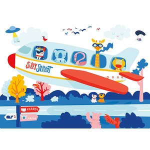 Buffalo Games (39601) - "So Fly (Silly Street)" - 48 Teile Puzzle