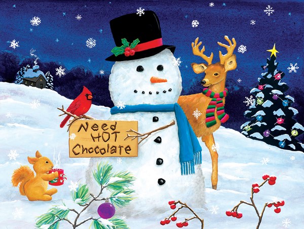 SunsOut (32716) - Kathy Kehoe Bambeck: "Need Hot Chocolate" - 300 Teile Puzzle