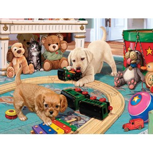 SunsOut (60905) - Steve Read: "Puppies Playtime" - 300 Teile Puzzle