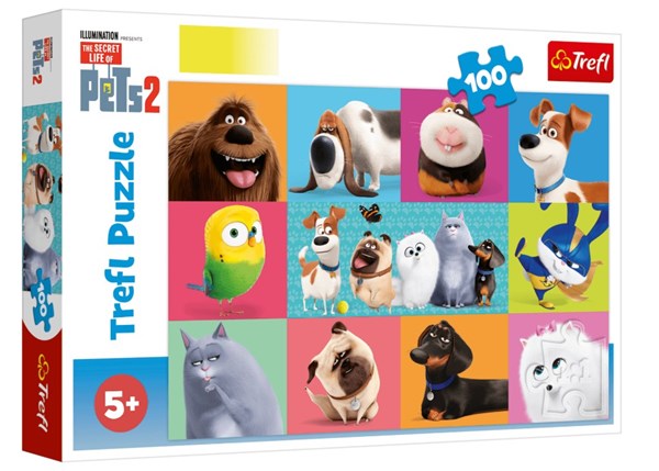 Trefl (16357) - "The Secret Life of Pets 2" - 100 Teile Puzzle