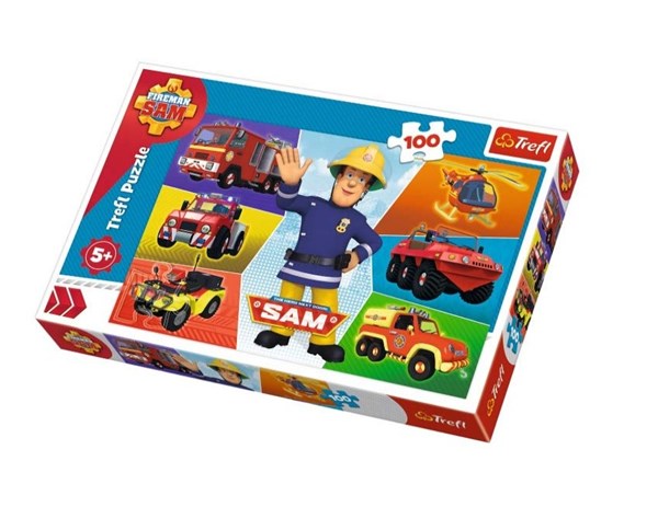 Trefl (16354) - "Fireman Sam" - 100 Teile Puzzle
