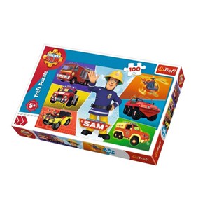 Trefl (16354) - "Fireman Sam" - 100 Teile Puzzle