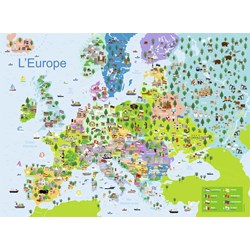 Nathan (86835) - "Europe" - 150 Teile Puzzle