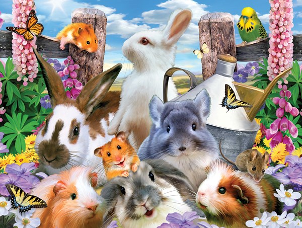 SunsOut (54928) - Howard Robinson: "Backyard Friends" - 300 Teile Puzzle