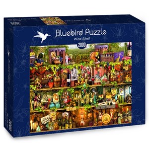 Bluebird Puzzle (70142) - Aimee Stewart: "Wine Shelf" - 2000 Teile Puzzle