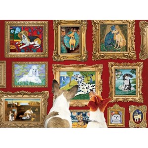 Cobble Hill (80014) - Gretchen Serrano: "Dog Gallery" - 1000 Teile Puzzle