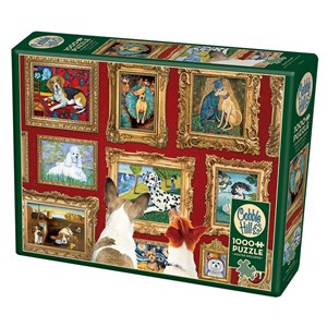Cobble Hill (80014) - Gretchen Serrano: "Dog Gallery" - 1000 Teile Puzzle