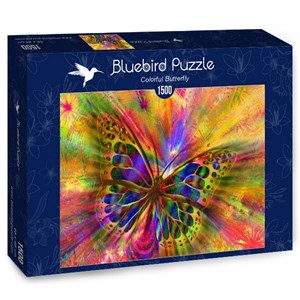 Bluebird Puzzle (70050) - "Colorful Butterfly" - 1500 Teile Puzzle
