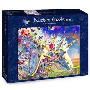 Bluebird Puzzle (70397) - Adrian Chesterman: "Unicorn Dream" - 150 Teile Puzzle