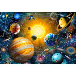 Bluebird Puzzle (70383) - Adrian Chesterman: "Ringed Solar System" - 260 Teile Puzzle