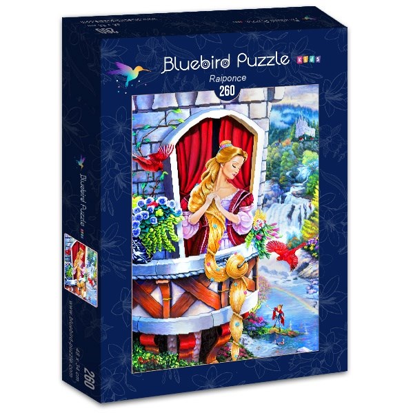 Bluebird Puzzle (70388) - Jenny Newland: "Raiponce" - 260 Teile Puzzle