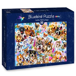 Bluebird Puzzle (70371) - "Selfie Pet Collage" - 260 Teile Puzzle