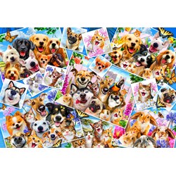 Bluebird Puzzle (70371) - "Selfie Pet Collage" - 260 Teile Puzzle