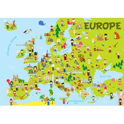 Bluebird Puzzle (70380) - "Europe" - 150 Teile Puzzle
