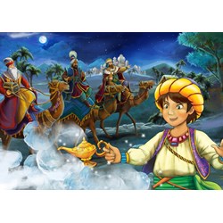 Bluebird Puzzle (70348) - Maciej Es: "Aladdin" - 100 Teile Puzzle