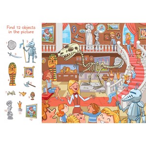 Bluebird Puzzle (70352) - Lyudmyla Kharlamova: "Search and Find, Natural History Museum" - 260 Teile Puzzle