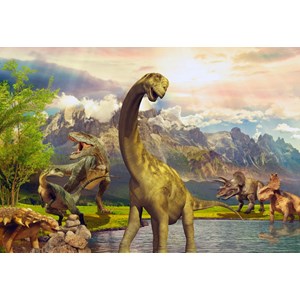 Bluebird Puzzle (70369) - "Dinosaurs" - 260 Teile Puzzle